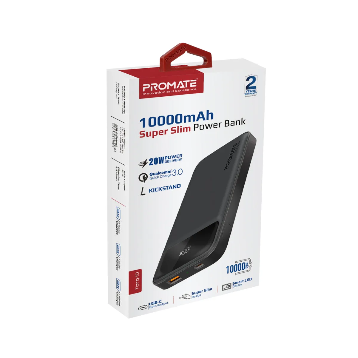 10000mAh Super-Slim Power Bank