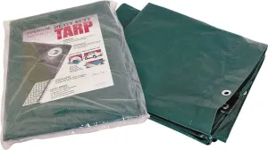 20x40 H.duty Green-silver Tarp