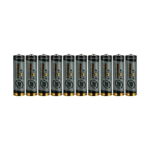 AA Carbon-zinc Battery, 10 Pack(Black)