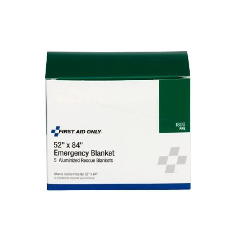 ACME United Aluminized Rescue Blanket Bx5, Box of 5