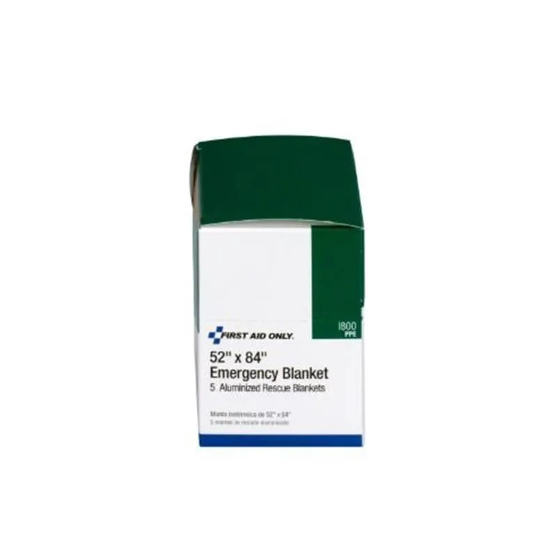 ACME United Aluminized Rescue Blanket Bx5, Box of 5