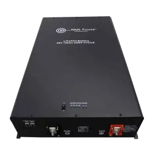 AIMS Power Lithium Battery 48V 150ah LiFePO4 Battery | 7.2KWh