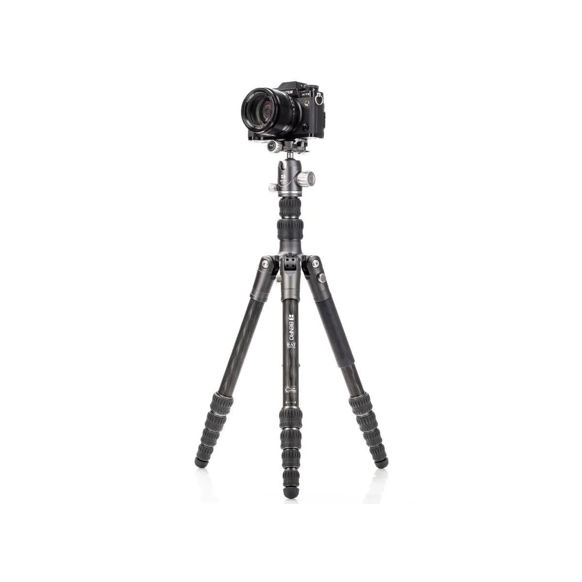 Benro BAT Carbon Fiber One Series Travel Tripod/Monopod With VX20 Ballhead, 5-Leg Sections