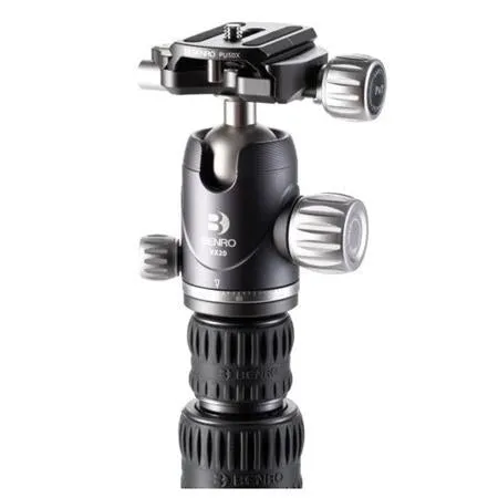Benro BAT Carbon Fiber One Series Travel Tripod/Monopod With VX20 Ballhead, 5-Leg Sections