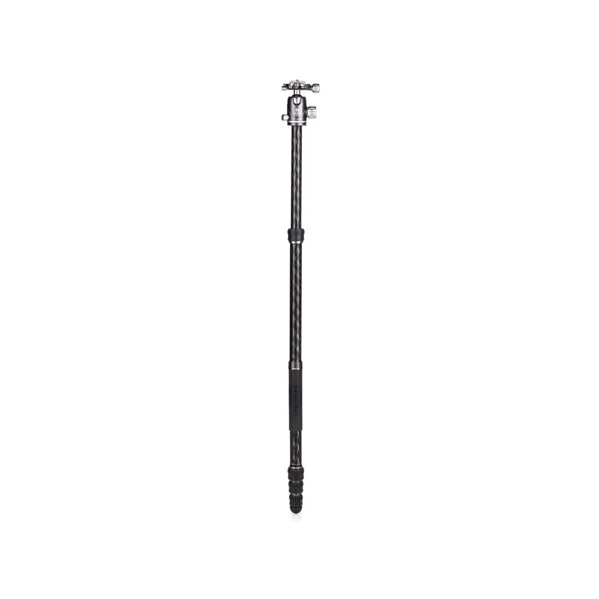 Benro Bat Carbon Fiber Two Series 4-Leg Section Travel Tripod/Monopod with VX25 Ballhead