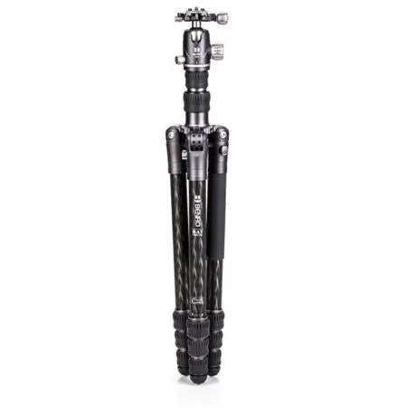 Benro Bat Carbon Fiber Two Series 4-Leg Section Travel Tripod/Monopod with VX25 Ballhead