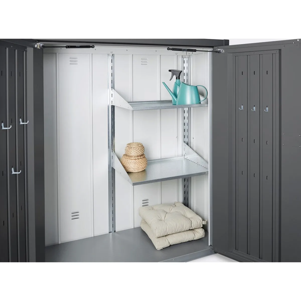 Biohort | 4x2x5 ft Romeo Storage Locker - Dark Gray