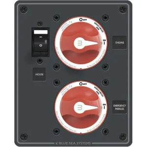 Blue Sea 8080 Dual Battery Bank Management Panel