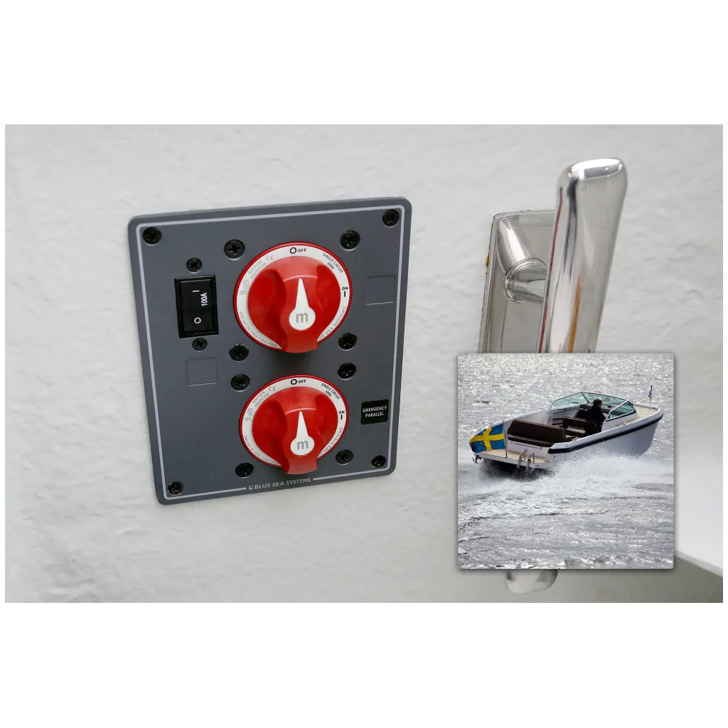 Blue Sea 8080 Dual Battery Bank Management Panel