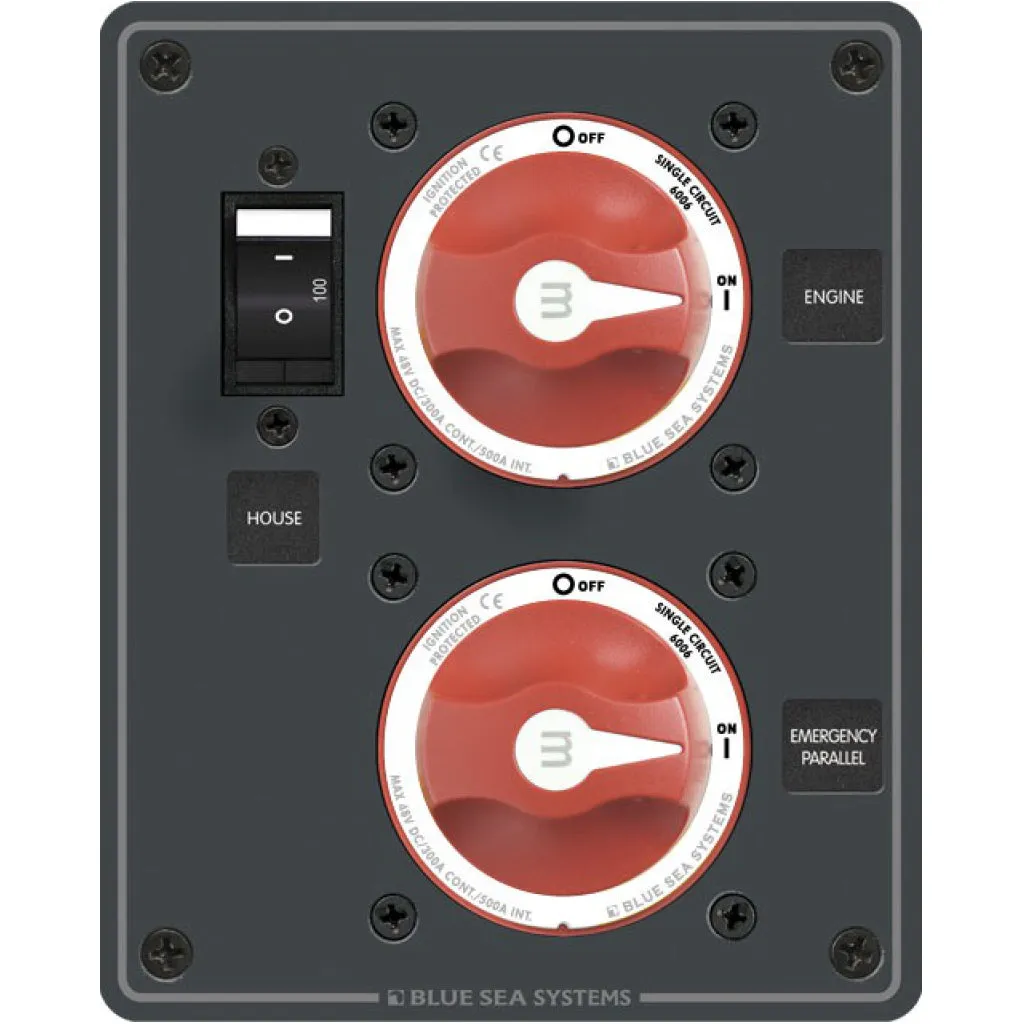 Blue Sea 8080 Dual Battery Bank Management Panel