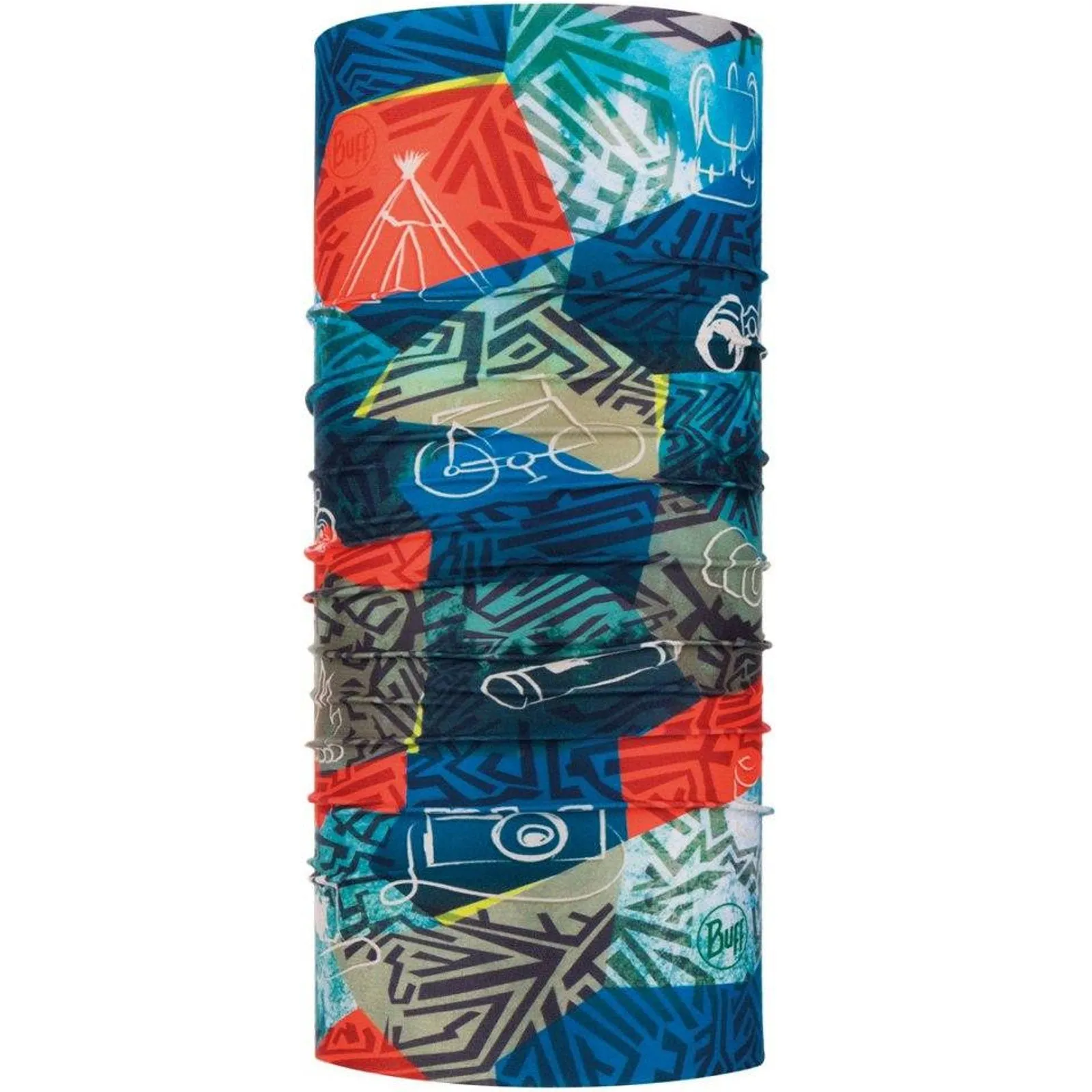 Buff Kids Stony Coolnet UV  Tubular Neck Gaiter - Multi