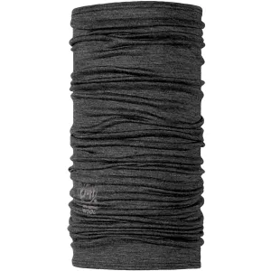 Buff Unisex Lightweight Merino Wool Original Tubular Neck Gaiter - Grey