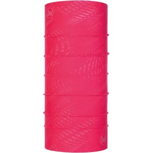 Buff Unisex Reflective Solid Original Tubular Neck Gaiter - Pink