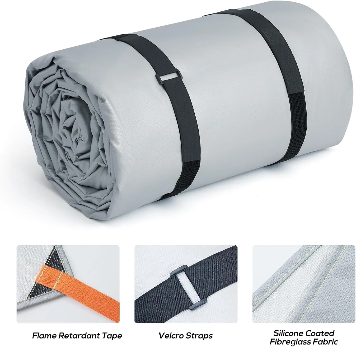 Car Fire Blanket-20Ft X 30Ft, Large Fireproof Blanket Fire Extinguisher Blanket for Electric/Fuel Vehicle Accidents,
