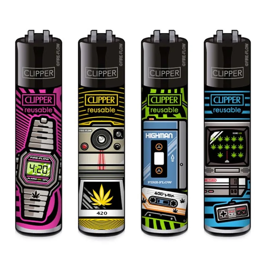 Clipper Lighters - 420 Retro