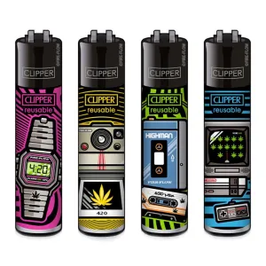 Clipper Lighters - 420 Retro