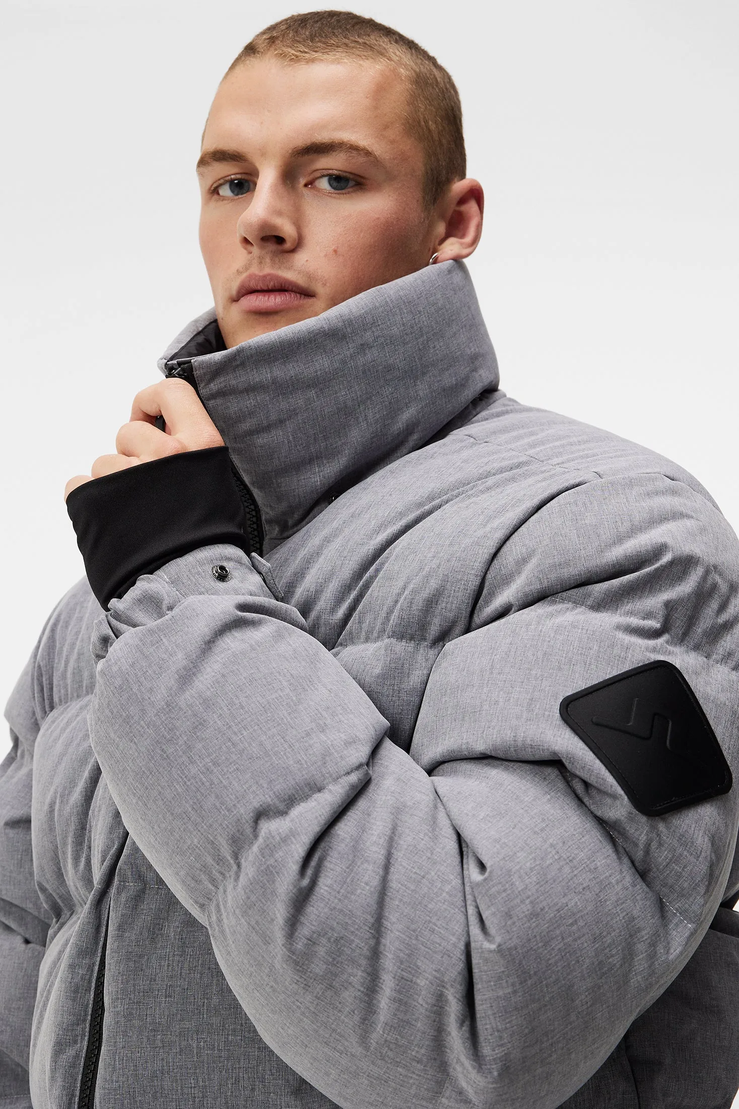 Creek Down Jacket Melange / Medium Grey Melange