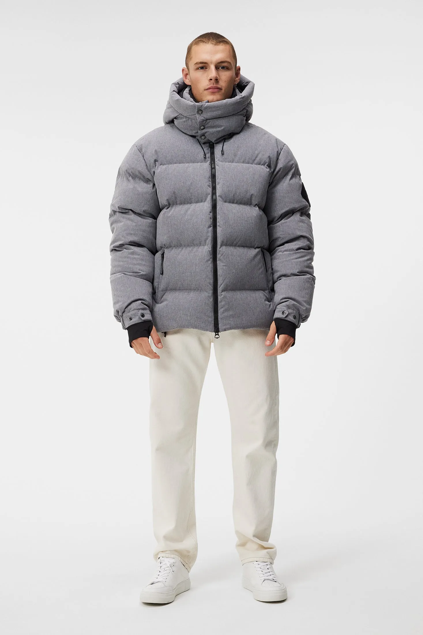 Creek Down Jacket Melange / Medium Grey Melange