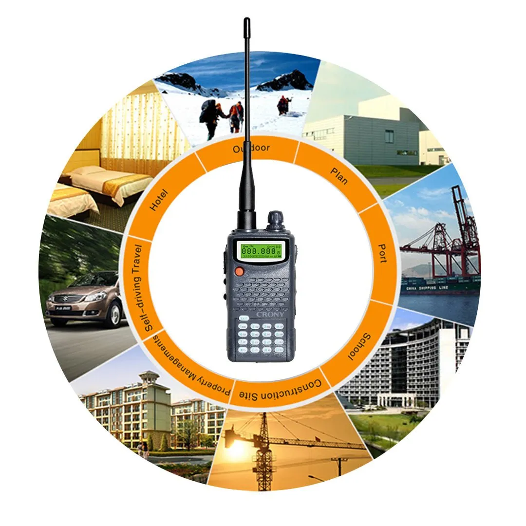 Crony 6W CN888 UHF Professional Two Way Radio VOX UHF Handheld Walkie Talkies 5-8 KM CN-888