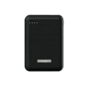 Cygnett Fast Charging travel bundle 10000mAh Power Bank USB-C to USB-C Cable Black