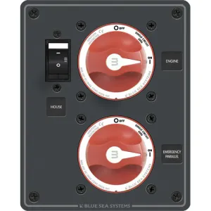 Dual Battery Bank Management Panel