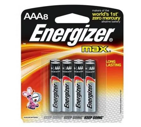 Energizer Max E92BP8 AAA Battery - 8PCS