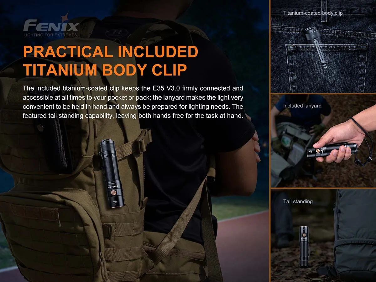 Fenix E35 V3.0 Flashlight 3000 Lumens