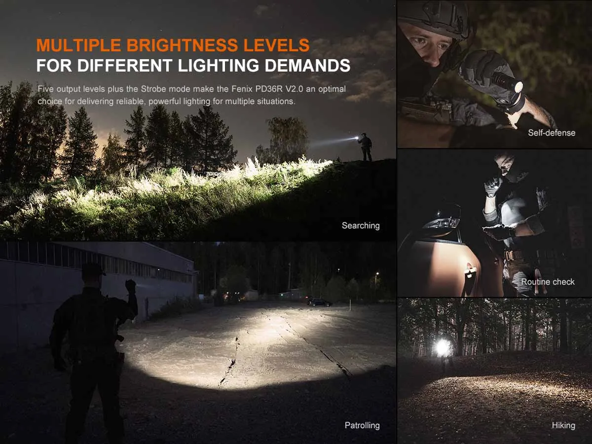 Fenix PD36R V2.0 Rechargeable Flashlight