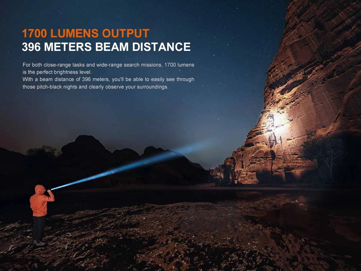 Fenix PD36R V2.0 Rechargeable Flashlight