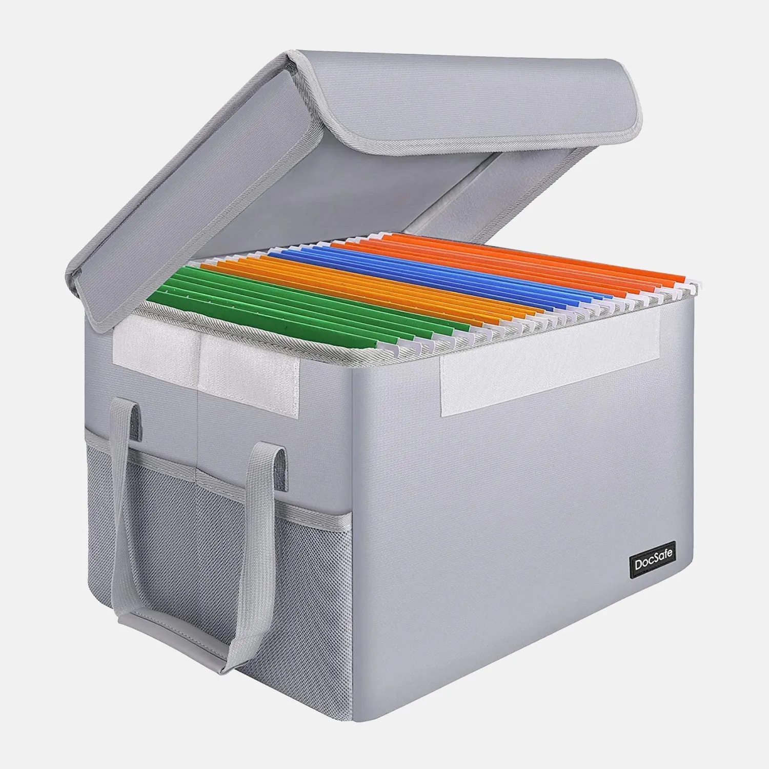 File Box Fireproof File Storage Organizer Box with Lid