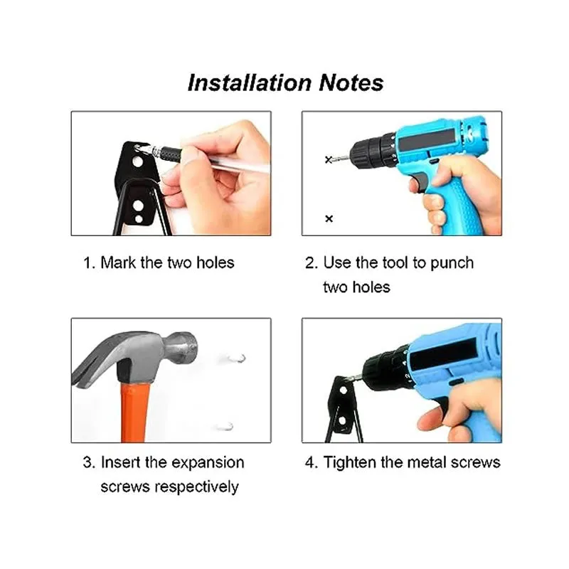 Garage Storage Utility Double Hooks Sdy-97851