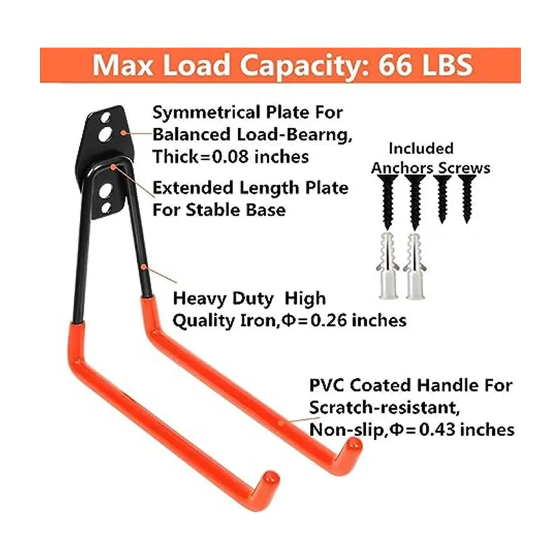 Garage Storage Utility Double Hooks Sdy-97851