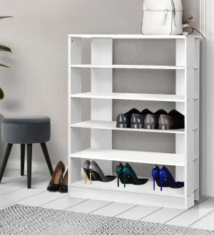 Hare Shoe Rack in Frosty White Finish