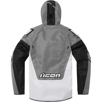 Icon Airform Men's Retro Motorcycle Jacket Grey