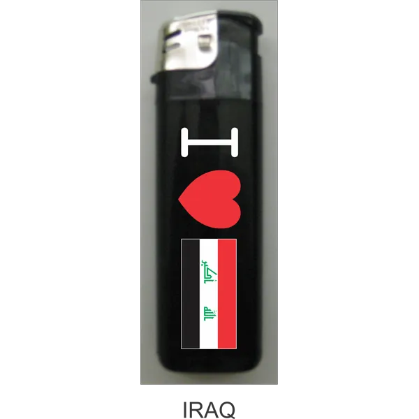 Iraq Love Refillable Lighter