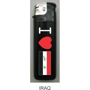 Iraq Love Refillable Lighter