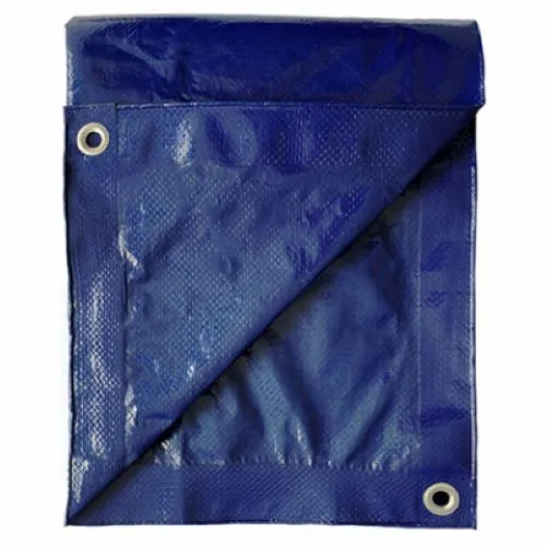 ITM MD-GT-BB-1020 10' x 20' Blue Polyethylene Storage Tarp Cover - Quantity of 2