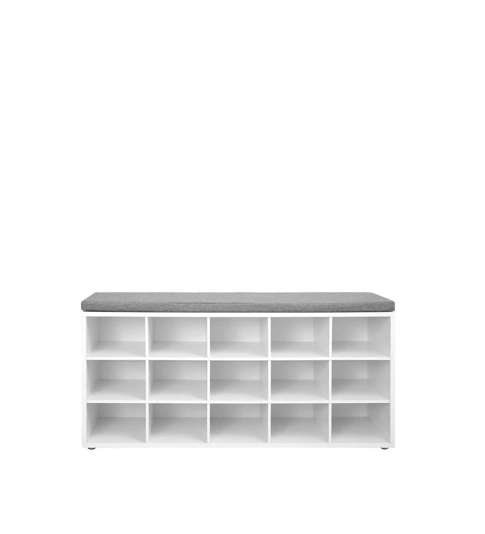 Jack Shoe Rack in Frosty White Finish