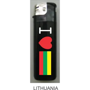 Lithuania Love Refillable Lighter