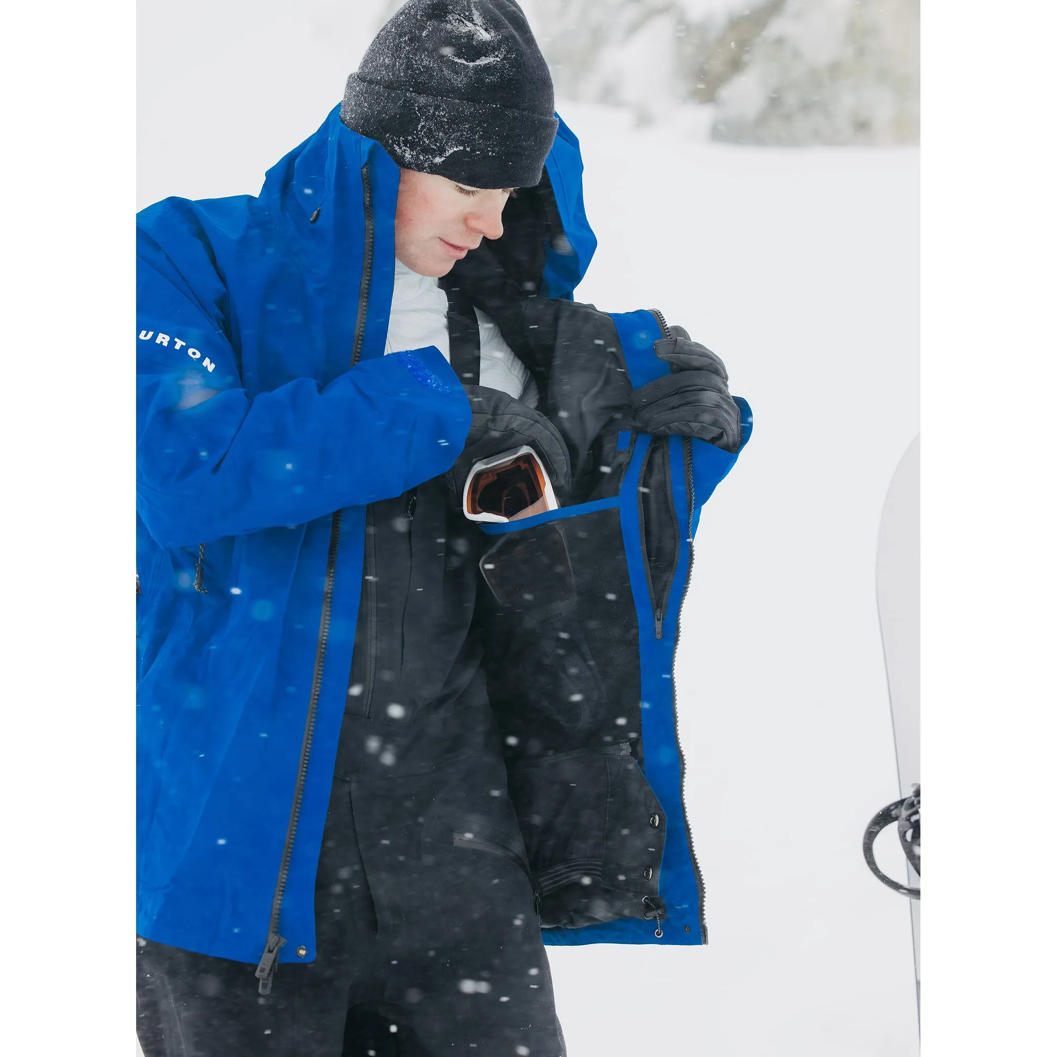 M AK GORE CYCLIC JACKET JAKE BLUE / TRUE BLACK