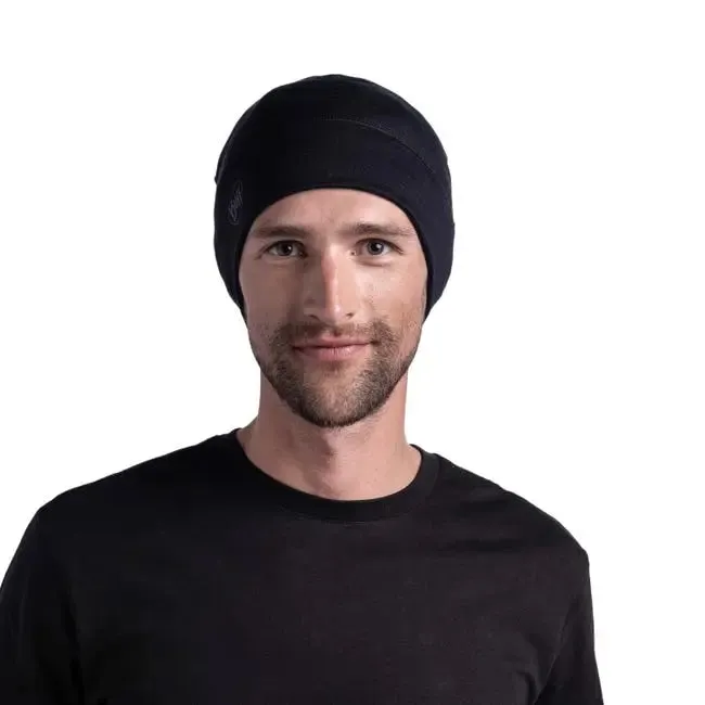 Merino Lightweight Beanie - Black