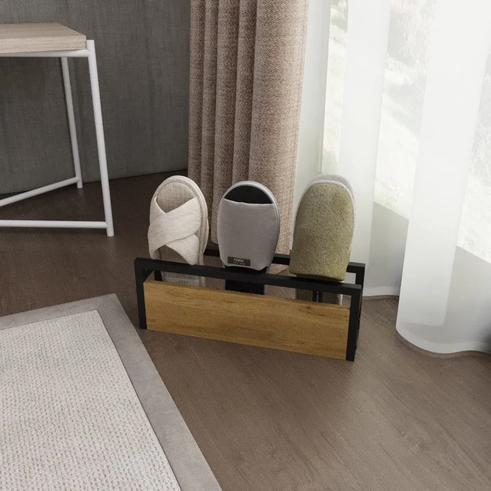 Minimalist Slipper Rack and Shelf