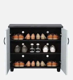 Myna Shoe Rack in Wenge Finish & Frosty White Finish