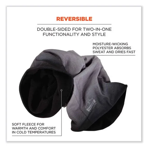 N-ferno 6491 Reversible Thermal Fleece   Poly Multi-band, One Size Fits Most, Light Gray Fade, Ships In 1-3 Business Days