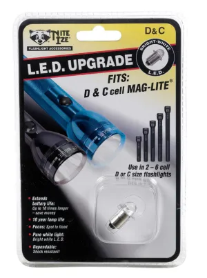 Nite Ize LED Upgrade LED Flashlight Bulb Flanged Base
