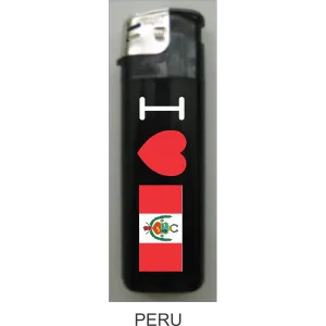 Peru Love Refillable Lighter