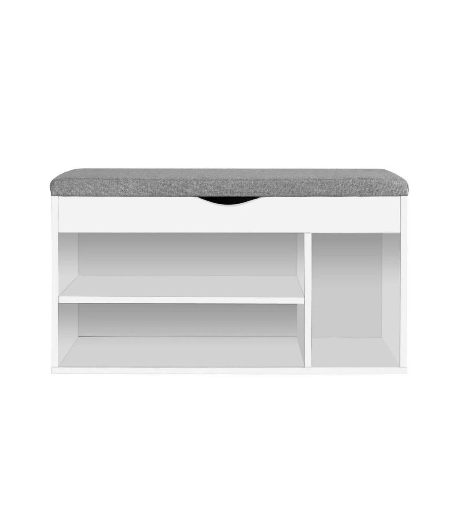 Piper Shoe Rack in Frosty White Finish