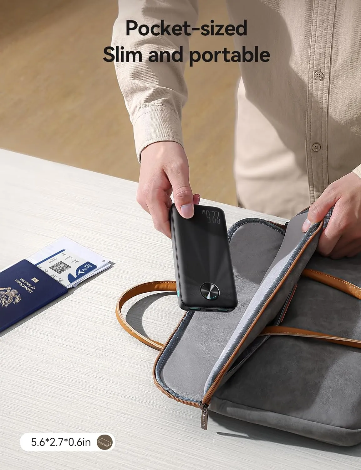 Power bank 10000 mAh - Fast Charging 22.5W - JR-PBF15