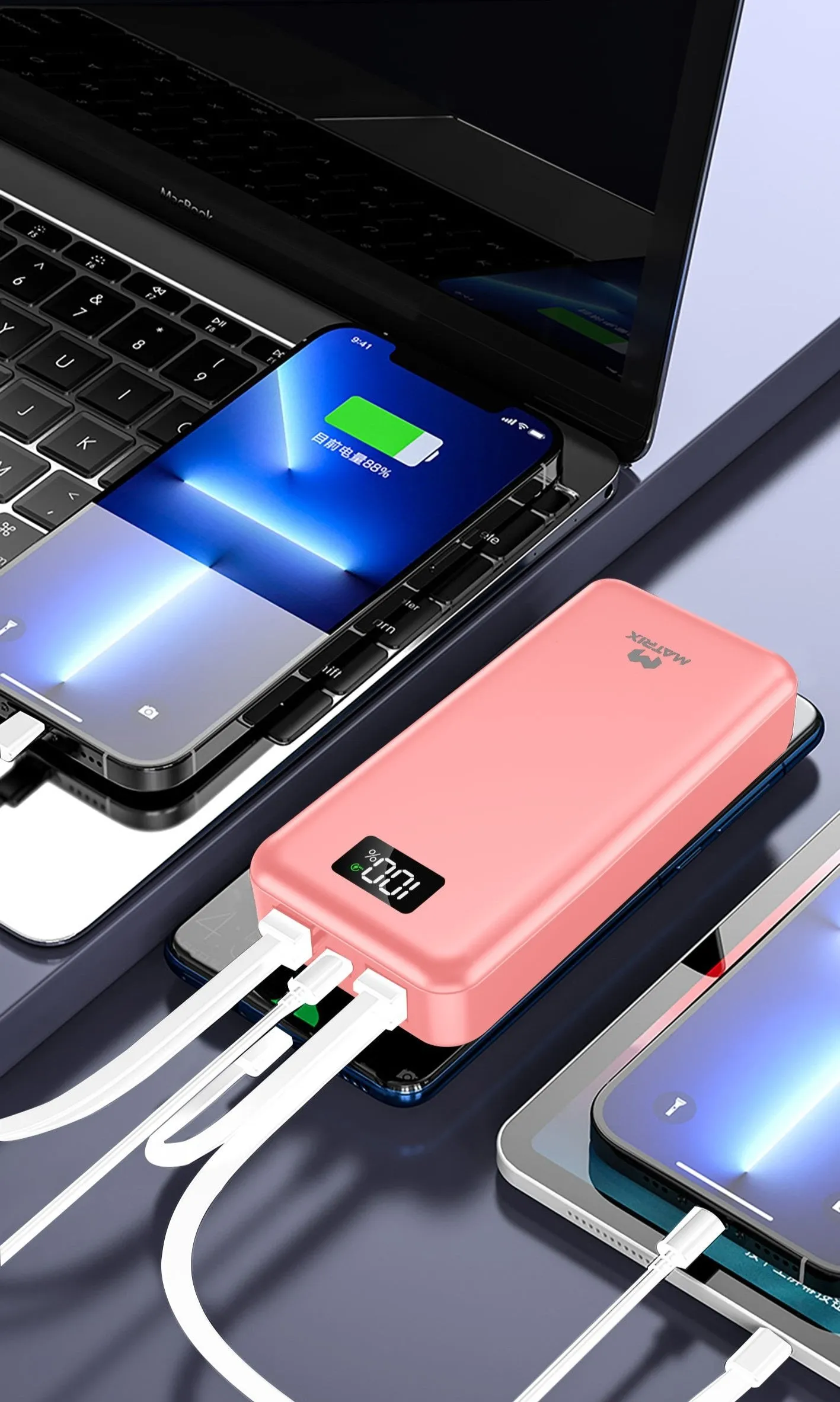 Power bank 20000 mAh - Fast Charging 22.5W - Torch Light - N82