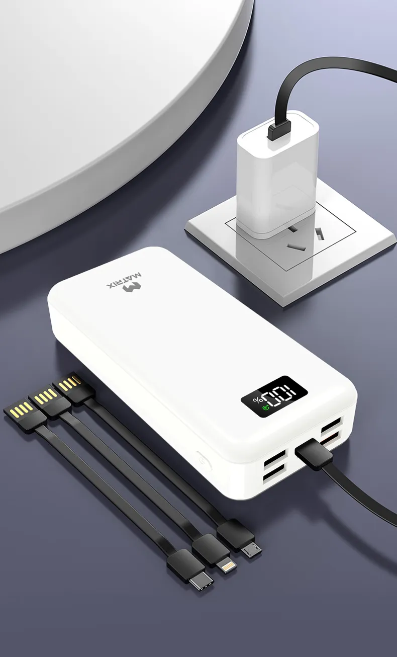 Power bank 20000 mAh - Fast Charging 22.5W - Torch Light - N82